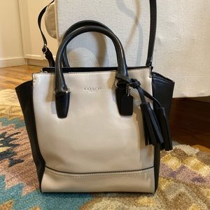 Black and White Coach Bag (unique!)
